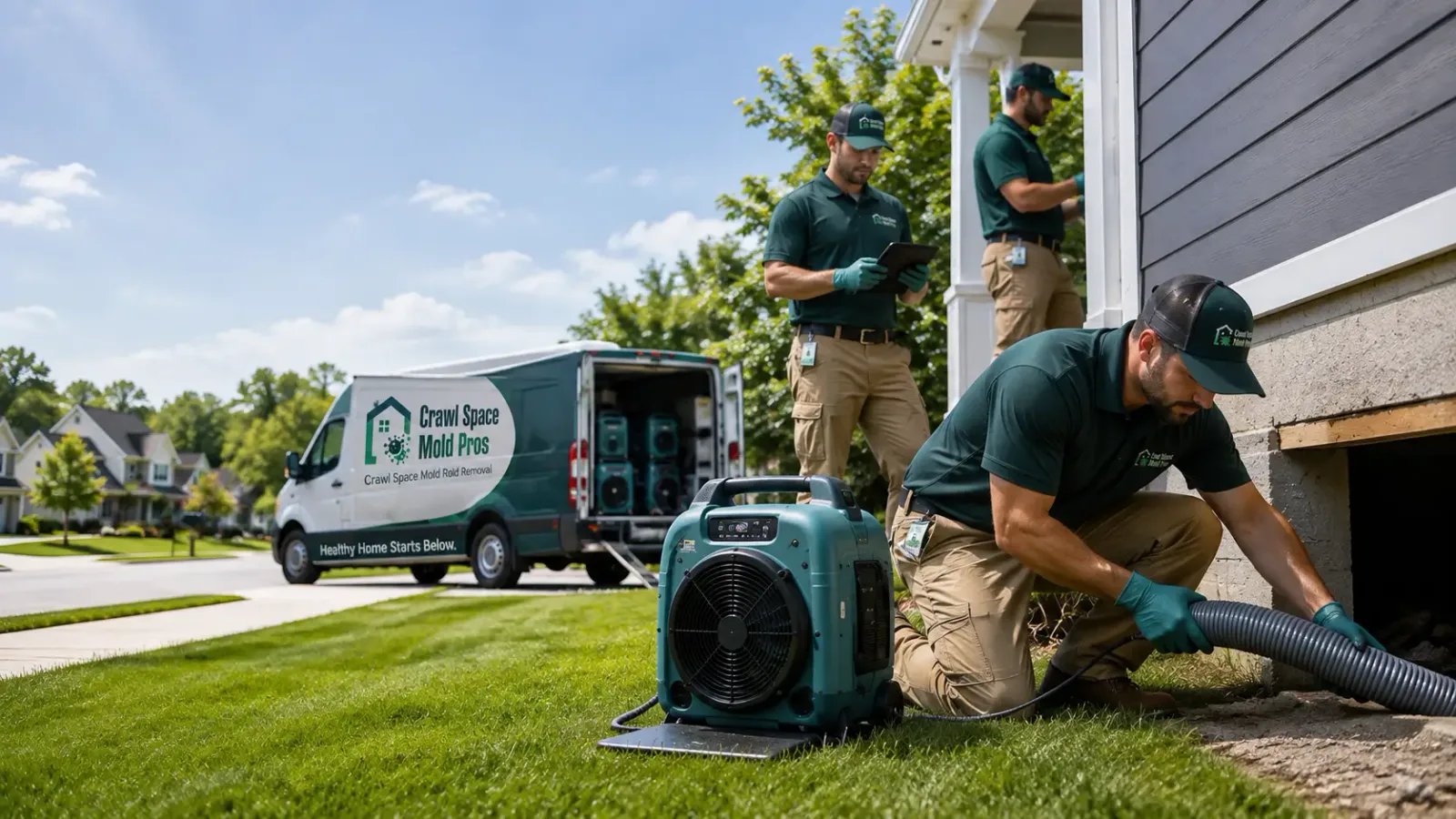 Crawl Space Mold Removal in Greencreek, ID